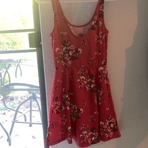 Red Floral Dress
